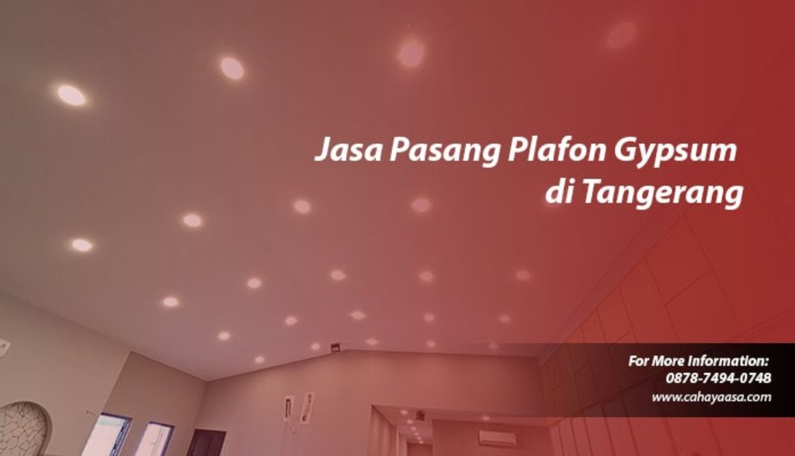 jasa pasang plafon gypsum tangerang